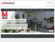 Tablet Screenshot of abhostel.com